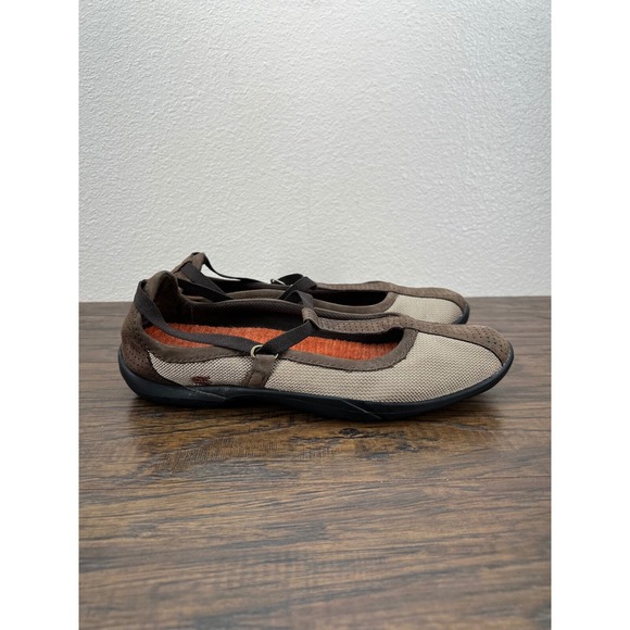 Timberland Smartwool Tan Brown Leather Comfort Slip On Shoes Women's 9M - Picture 1 of 8